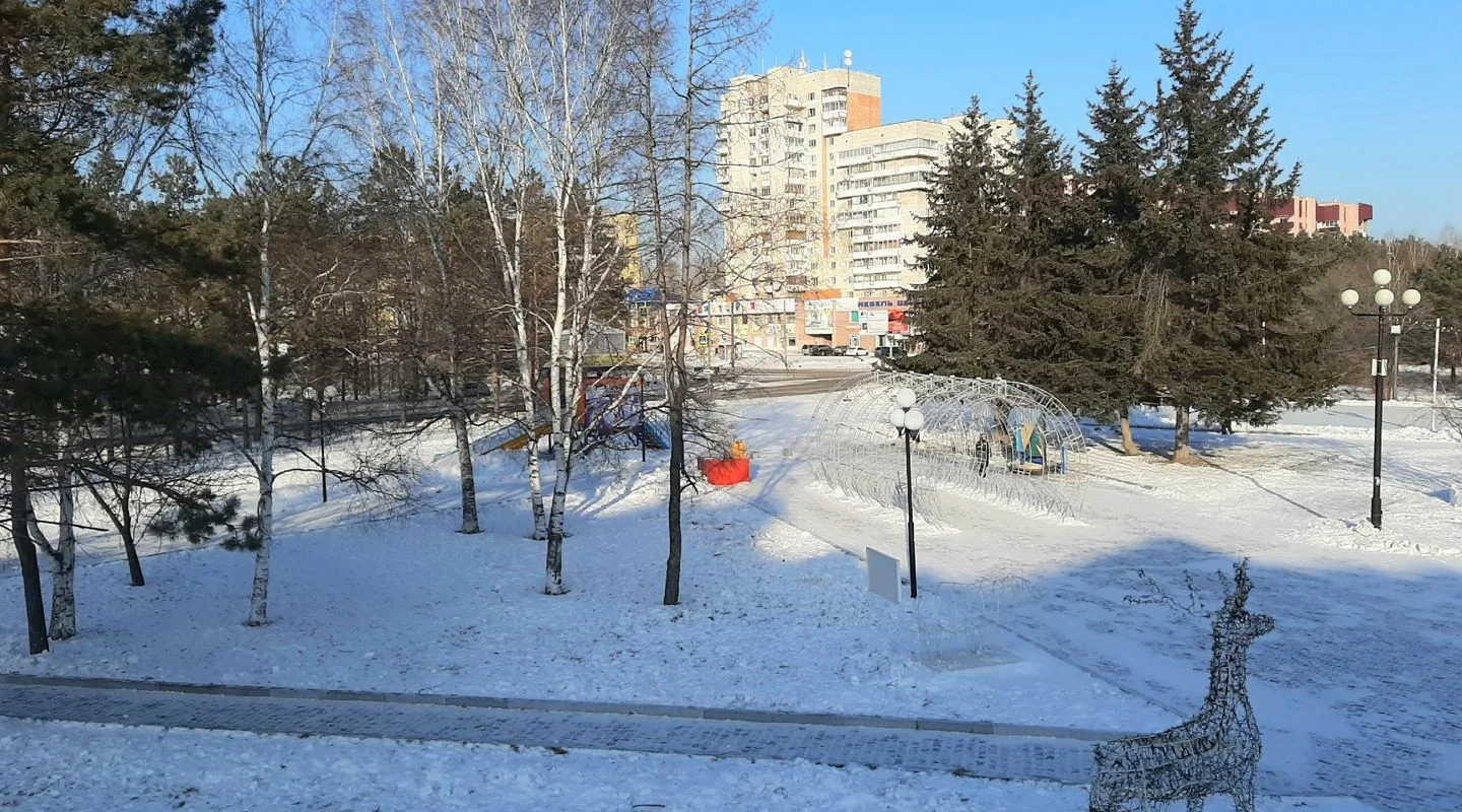Облачно и снежно начнётся Новый год в Комсомольске