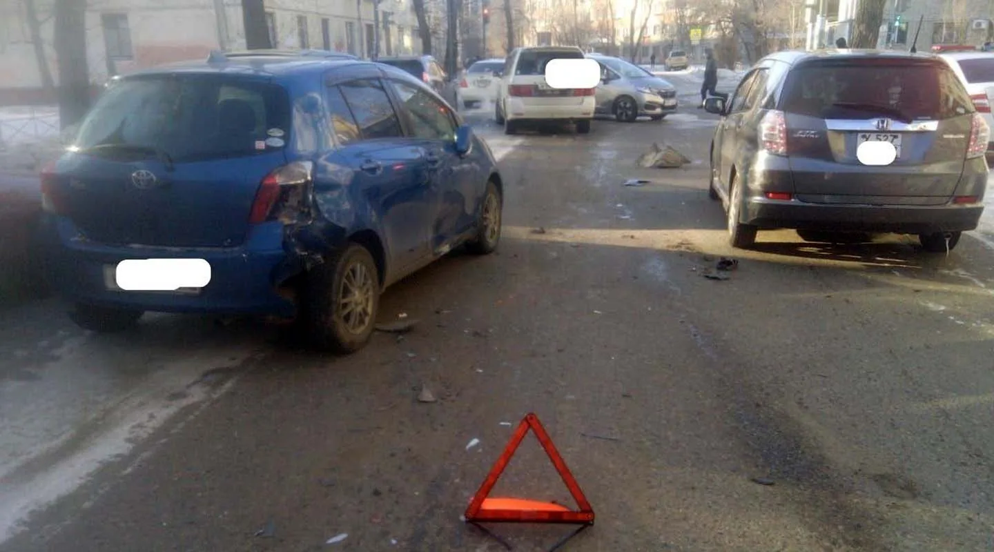 В массовой аварии на Комсомольской никто не пострадал