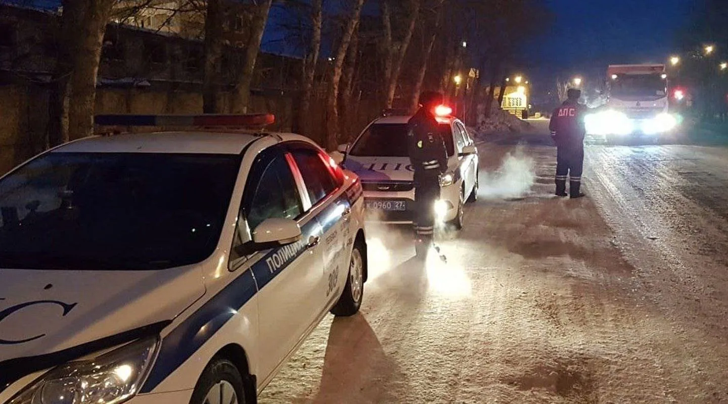 За пять дней новогодних праздников на дорогах Комсомольска пострадали четыре человека