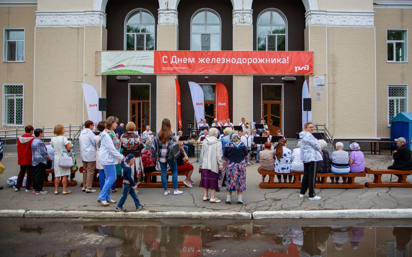 Актёры пантомимы встретят гостей на Дне железнодорожника в Комсомольске