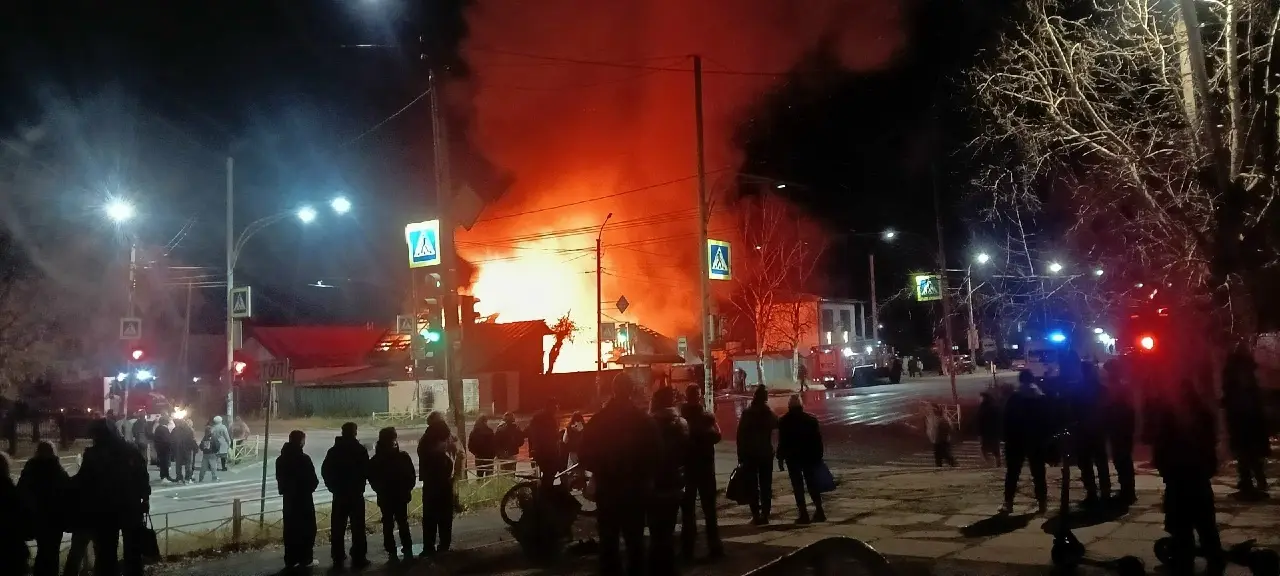 65-летний комсомольчанин погиб при пожаре в частном секторе на Московском