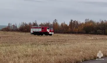 Еще одно поселение в Хабаровском крае спасли от ландшафтного пожара
