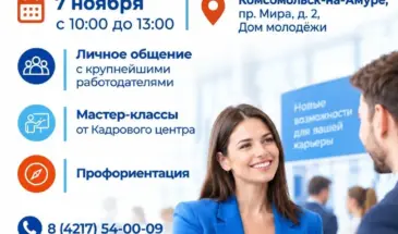 Межрайонная ярмарка вакансий пройдет в Доме молодежи 7 ноября