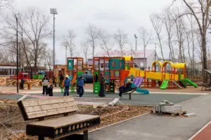 Ремонт Парка Строитель почти завершили