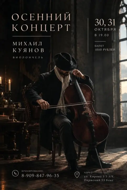 Осенний концерт Михаила Куянова в клубе «Авалон»